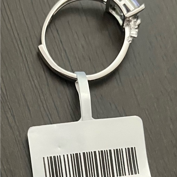 Natural Dark Blue Mist Quartz Ring - Picture 7 of 7